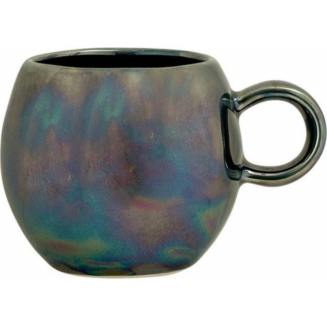 Bloomingville Tasse aus Steingut Blau 275 ml im skandinavischen Design