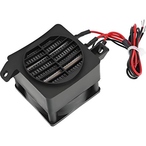 Réchauffeur en Céramique, 220V 300W Isolé Type Élément Chauffant en Céramique Avec Ventilateur, Réchauffeur de Chauffage à Air Thermostatique éLectrique en Céramique (1/5)