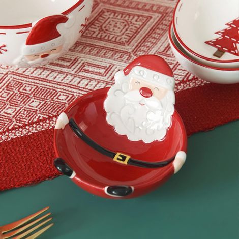 Bol De Noël - Bol En Résine Pour Bonbons Fruits Desserts Glace - Usage Festif Ou Quotidien - 1 Pièce (1/5)