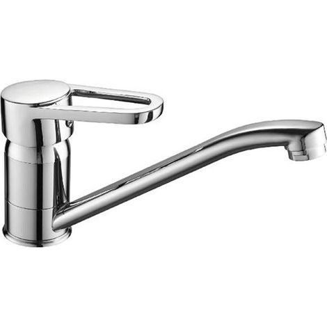 RUBINETTO MISCELATORE CROMATO CASA CUCINA LAVABO LAVANDINO KIT MONTAGGIO 8564 (1/2)