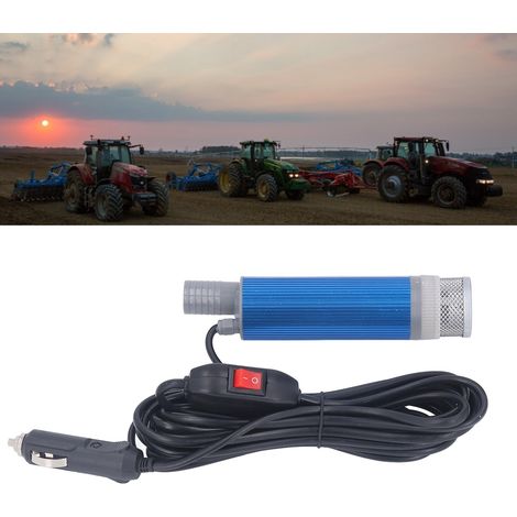 Pompe à huile diesel portable 12 V, pompe de transfert d'huile miniature, pompe double usage huile-eau miniature, pompe à huile électrique avec filtre (1/5)