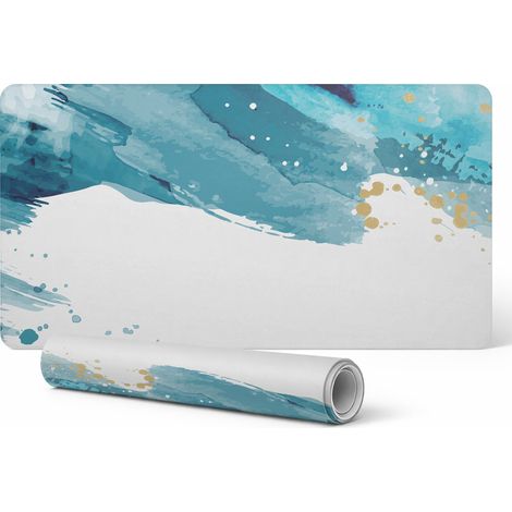 Protector de escritorio Aquamarine Strokes 120x60 cm