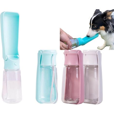 Gourde Chien 550 Ml - Sans Bpa - Anti-Fuite - Ouverture 1 Main - Mousqueton - Voyage Randonnée (1/5)