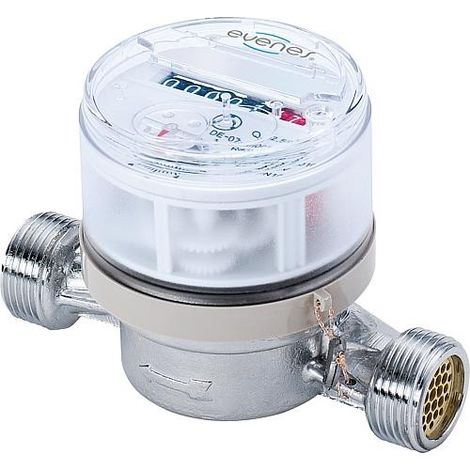Compteur d eau froide EVENES Q3 2,5, DN15 - 1/2, B1 : 80mm cout de certification inclus