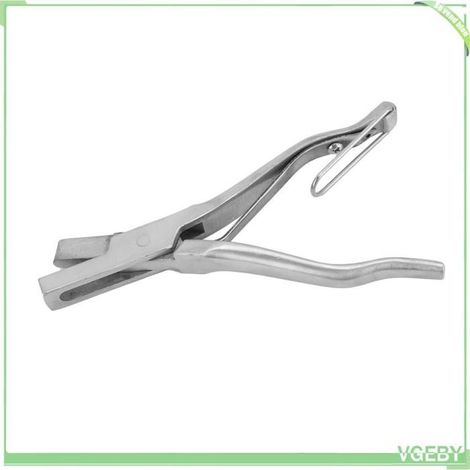 Pince d'encoche d'oreille - FAFEICY - Modèle en U - Acier inoxydable - Ressort intégré - Compact (1/5)