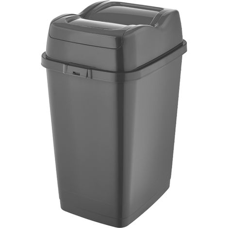 Binio Kunststoff-Abfalleimer, 5 l, anthrazit (1/3)