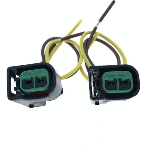 Connecteur de faisceau de câbles d'injecteur de carburant pour moteurs de Hyundai IX35, Sonata 8, Sonata 9, Lang, Dongfeng, Mingtu, Sportage, K5 et K5 -- JB2018-2P