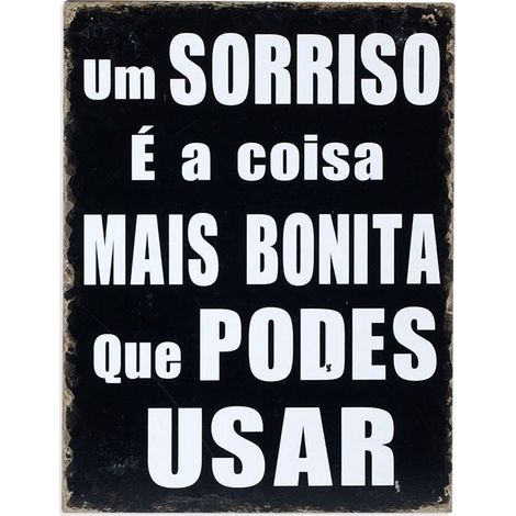 Signes Grimalt Placa De Metal Adorno Pared  Placa Pared Placas Metal Negro 1x25x33cm 13773