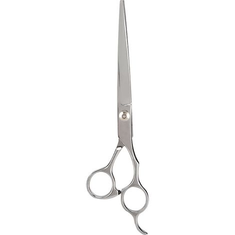 Ciseaux de toilettage droits en métal de 18 cm pour chiens et chats, outil de coupe et d'effilage des poils (1/5)