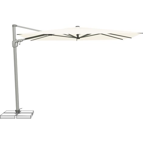 Suncomfort Sonnenschirm Sunflex beige 300 x 300 cm Sonnenschirme (1/2)