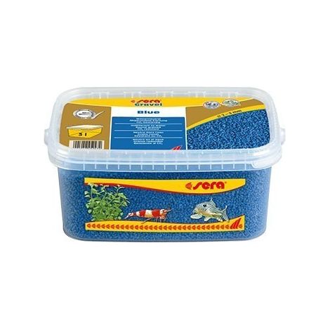 Sera Gravel Blue - Gravilla Color Azul (Ø 2 - 3 mm) para Acuarios de Agua Dulce y Salada