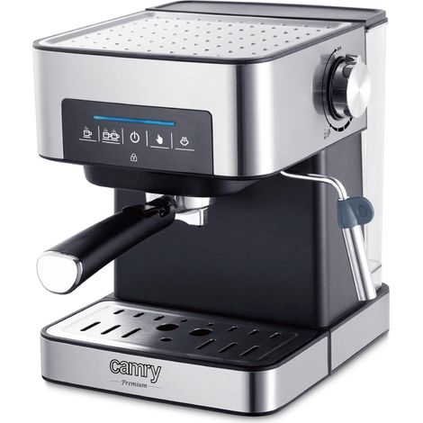 Camry CR 4410 Máquina de café negro plata expreso (1/5)