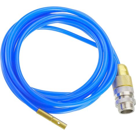 Appareil de nettoyage de tuyaux d'eau haute pression - Tuyau de débouchage pour robinet, tuyau de nettoyage pour tuyaux M22 M24 et 1/2" avec joints et 2 m de longueur