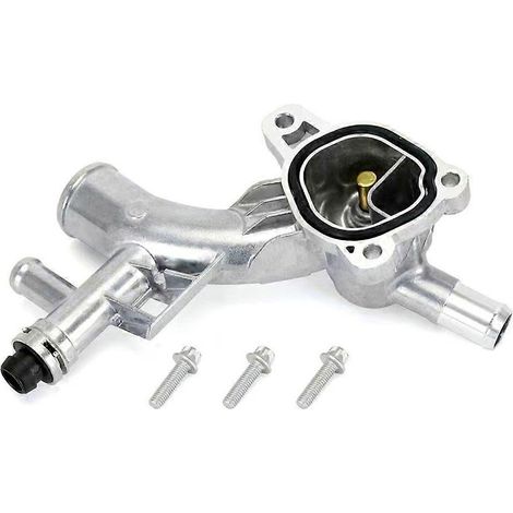 Boîtier de thermostat de liquide de refroidissement automobile, connecteur à trois voies en aluminium pour 25193922 55565334 (1/5)
