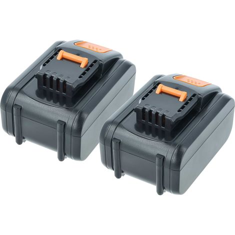 vhbw 2x Battery compatible with Worx Landroid WR216E Power Tools (3000 mAh, Li-Ion, 20 V)