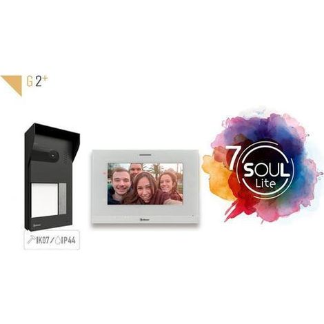 Golmar SOUL 1 Video-Türsprechanlage schwarz 7 Zoll Weitwinkel