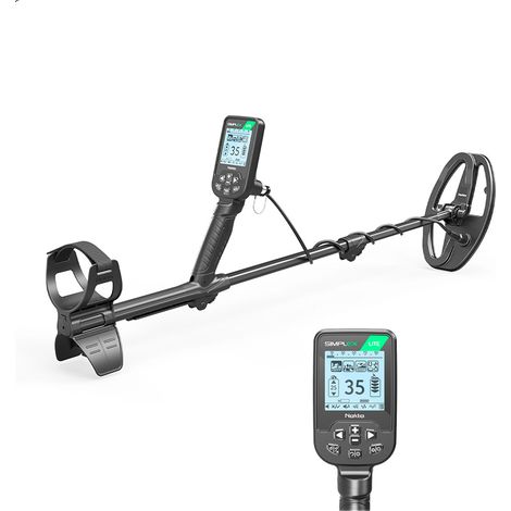 Détecteur de métaux Simplex Lite – Alimentation rechargeable – Certifié IP68 jusqu'à 5m – Ergonomique et léger pour tous terrains