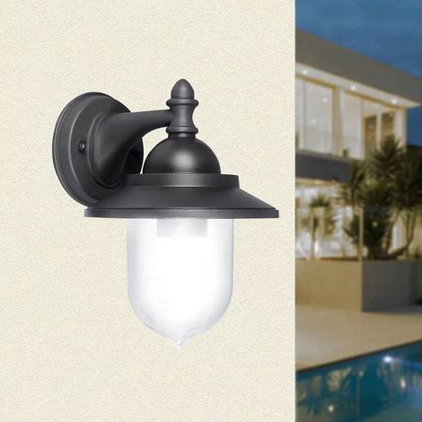 Lanterna A Parete Giardino Lampada Da Muro Porta Lampadina E27 B247g (1/4)