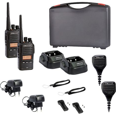 Midland G18 Pro NC 2er Koffer m. MA 25-M Security C1145.S1 PMR-Handfunkgerät