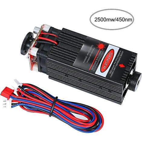 Module laser 500 mW / 405 nm 500 mW / 2500 mW / 5500 mW, focalisable pour gravure CNC / gravure laser