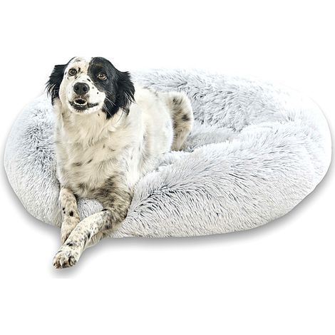 Coussin apaisant pour chien 80cm – Confort rond doux – Mousse orthopédique déhoussable et lavable – Anti-stress pour petit chien – One Pets-Top (1/5)