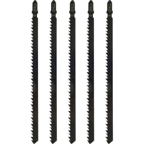 5pcs Lames de Scie Sauteuse T744D 180 mm - Accessoire Professionnel Compatible avec Bosch, Metabo, Scie Sauteuse pour Bois et Métal (1/5)