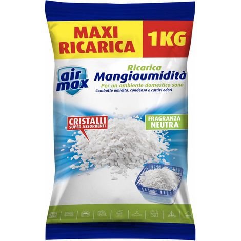 6PZ AIRMAX ASSORBIUMIDITÀ SALI RICARICA 1KG NEUTRI
