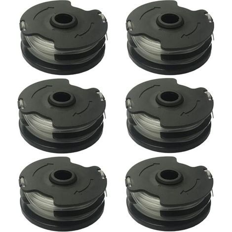 1.4mm nylon trimmer line spool for Parkside PRTA 20-Li brushcutter – Pack of 6 spools (2 x 5m) – Compatible with PRTA 20-Li A1/B2/C3 (1/5)