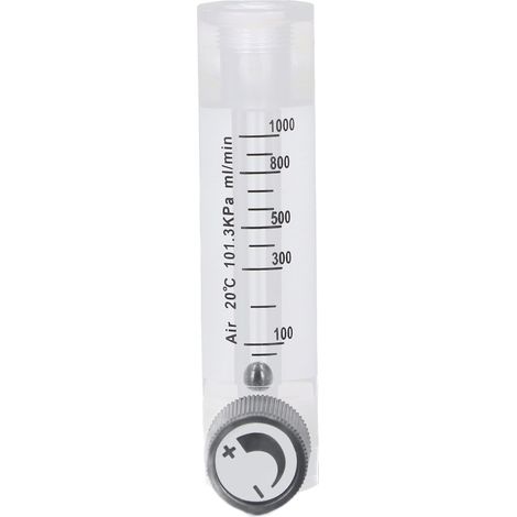 Testeur de débitmètre de gaz à air, panneau de commande réglable, débitmètre de 10 à 1000 ml/min (1/5)