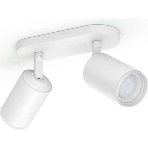 Philips Hue Fugato Faretto da superficie con 2 punti luce (Bianco) Luce Bianco e colorata - White and Color Ambiance (1/3)