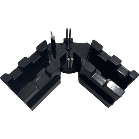 2-in-1 angle cutting tool for miter saw, black multi-angle guide rail, precision cutting device (1/5)