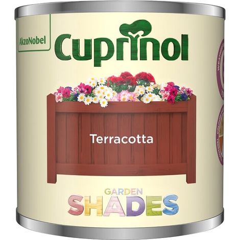 Cuprinol Garden Shades Tester Paint Pot - 125ml - Terracotta