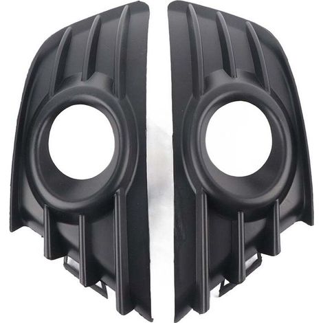 Paire de pare-chocs avant antibrouillard calandre garniture couleur noire convient pour Citroen C4 2004-2008