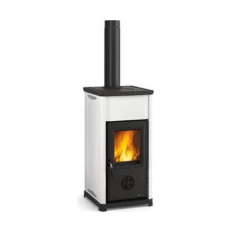 STUFA LEGNA 7 KW TEA 5.0 BIANCO V0-4