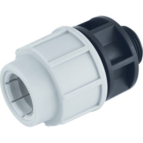 Manchon compression fileté mâle pour tube PE Ø32x3/4" (1/3)