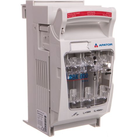 Interruttore sezionatore con fusibile 160A RBK 000 pro-SD-M /morsetti a vite M8 70mm2/ 63-823234-041