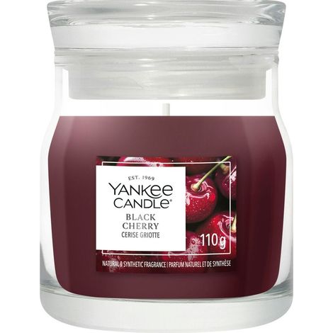 Candela Black Cherry 110g Rosso Yankee Candle