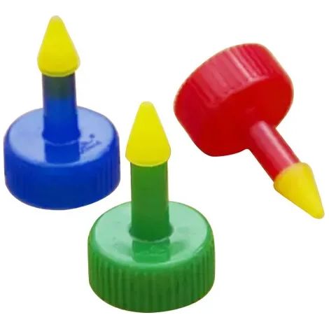 (B - 3PCS) 3 embouts de bouchon de bouteille pour arrosage de plantes de jardin, mini têtes d'irrigation, adaptés à la pépinière intérieure et extérieure et aux plantes en pot. (1/5)