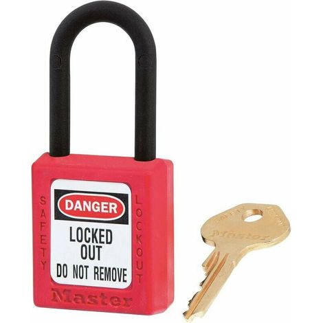 Cadenas de consignationThermoplastique diélectrique Rouge, 38 mm de Large avec anse en Nylon de 38 mm (1/5)