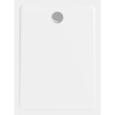 Swiss Aqua Technologies – Receveur de douche rectangulaire 140x90 cm – Marbre coulé blanc – Antidérapant – SATSVPRO14090 (1/5)