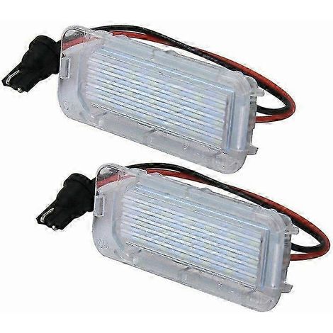 Lot de 2 éclairages de plaque d'immatriculation à LED 18 SMD, sans erreur, compatibles avec Ford Explorer et Ford Escape. (1/5)