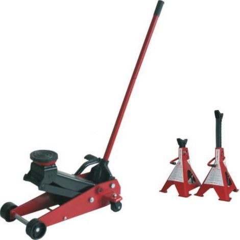 Kit combinado de GATO DE CARRETILLA + 2 GATOS DE CABALLETE CATM300SET