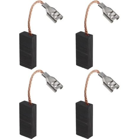 2 paires Balais de Charbon de Tondeuse à Gazon Compatible avec Bosch Rotak 320 ER 32-12 Pièces de Rechange de Moteur Électrique de Tondeuse à Gazon 6.3x11.3x24mm
