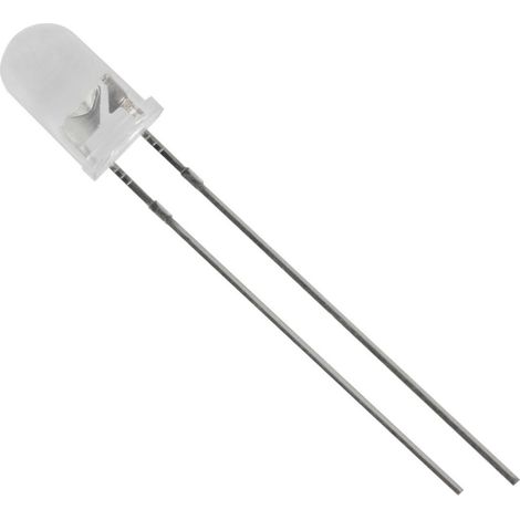 TRU COMPONENTS 1573714 LED bedrahtet  Rot Rund 5 mm 18000 mcd 15 ° 20 mA 2.2 V