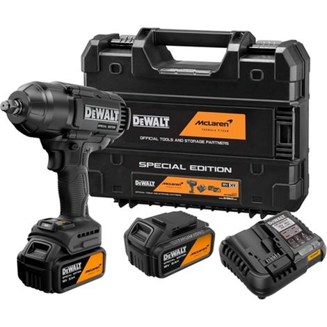 DEWALT Akku-Schlagschrauber x McLaren F1 Team DCF99MP2T, 1/2" 18V 2x 5,0 Ah und Ladegerät in TSTAK (1/5)