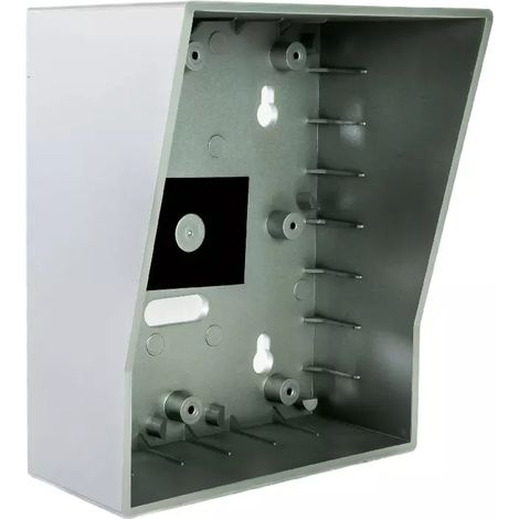 Ultra Secure – Visière argentée pour platine de rue interphone UltraCOM2 et UltraCOM3 – Protection intempéries – Fixation facile avec 8 vis fournies – Passe câble intégré (1/4)
