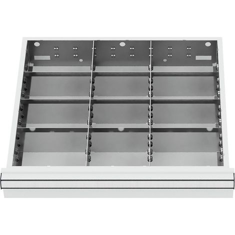 WS24 Schubladeneinteilung Metalleinteilung BLH 150/175 mm Innenmaß 500 x 450 mm - WS24-100172