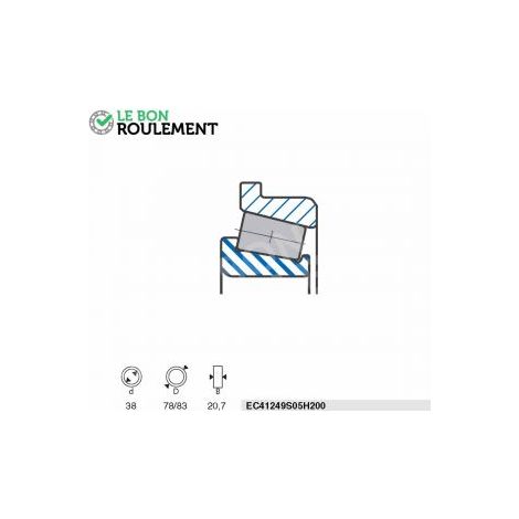 Roulement à rouleaux EC41249S05H200-SNR