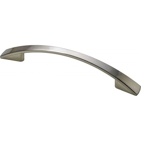 Hettich Möbelgriff Edelstahl Optik 12 x 135 x 25 mm - 1 Stück Möbelbeschläge