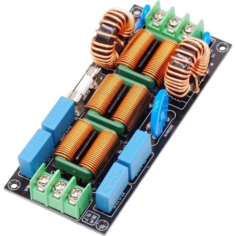 Filtre CC audio à quatre niveaux AC 220 V, bloc d'alimentation 110 V, mode différence, mode continu, règles de sécurité 16 A (1/5)